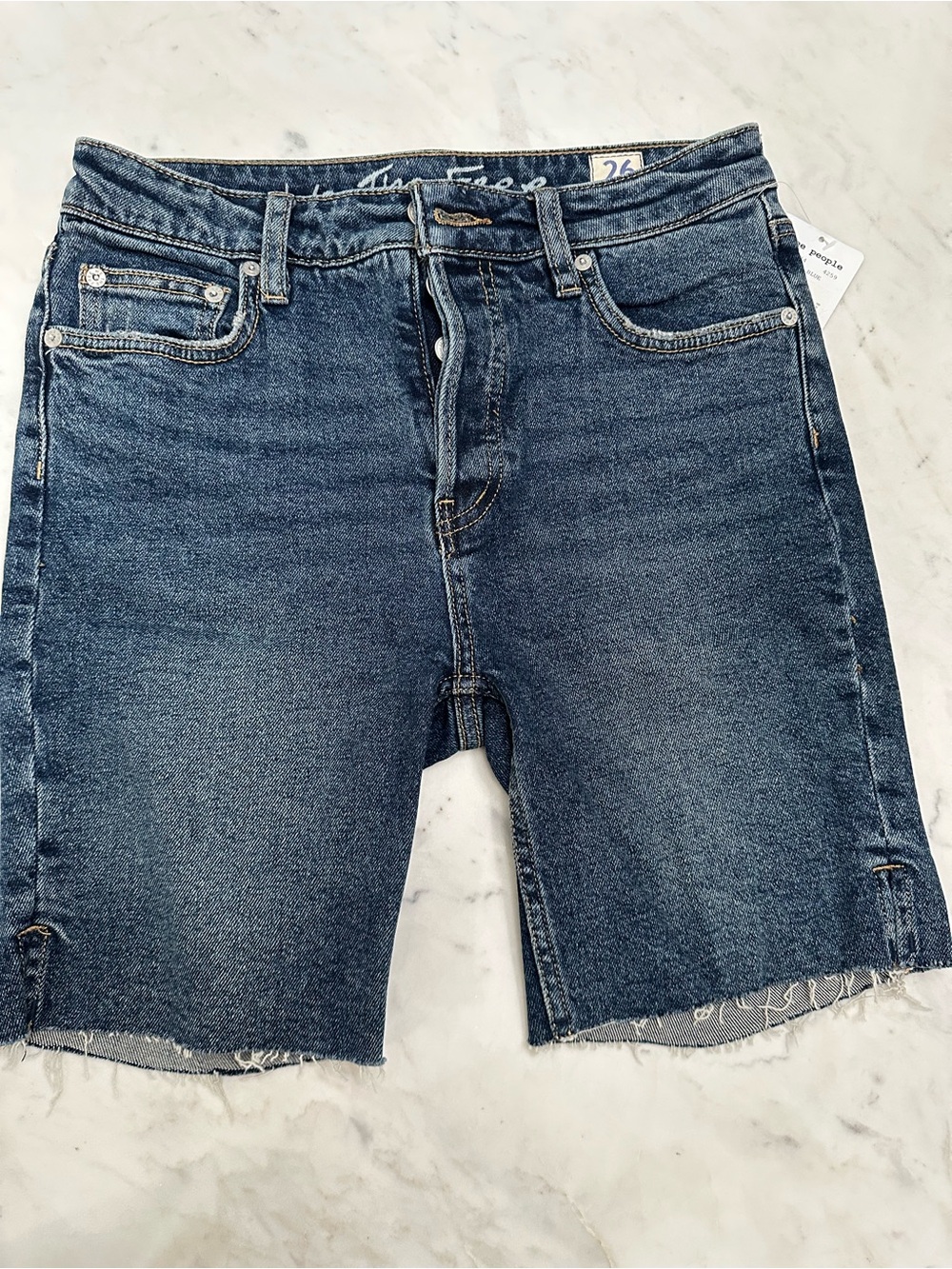 Free People Cadet Blue Denim Jeans